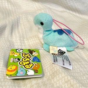 BNWT 6 cm Japanese Amuse Blue Sea Monster Mini Plush Toy Keychain 🌊